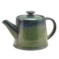 Aqua Green Terra Porcelain Teapot